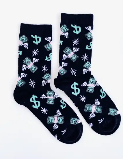 Çorap N105 Dolar serisi - Uçan dolarlar Çorap