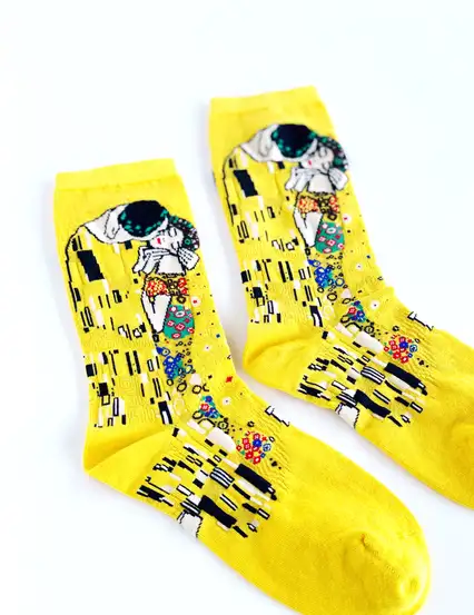Çorap N165 - Öpücük Gustav Klimt Çorap