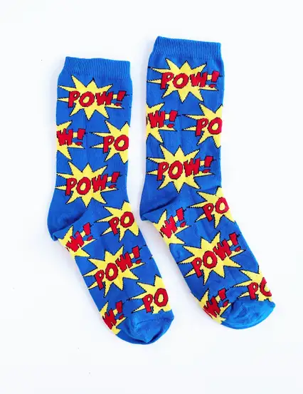 Çorap N181 - Pow Pop Up Mavi Çorap