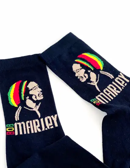 Çorap N342 - Siyah Bob Marley Çorap