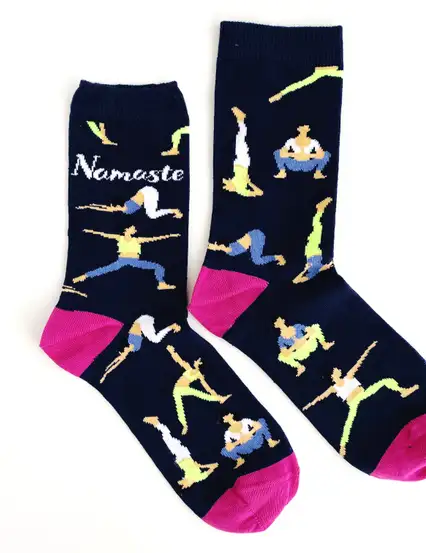 Çorap N217 - Lacivert Namaste Çorap