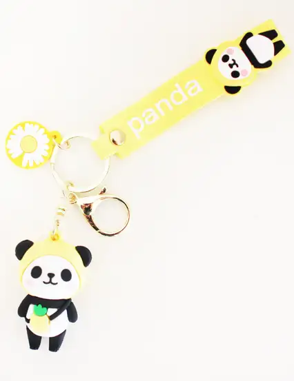 Anahtarlık -  Sarı Panda Anahtarlık