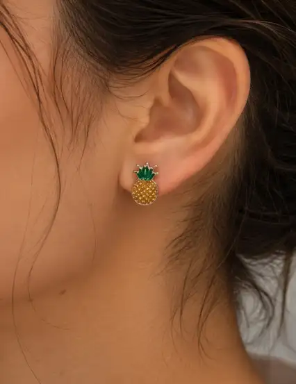 Ananas Küpe
