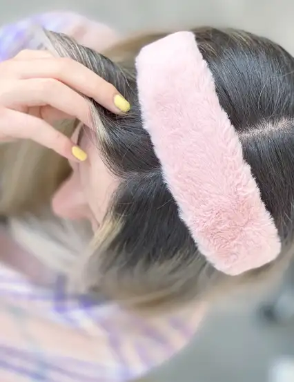Peluş Pembe Taç Toka