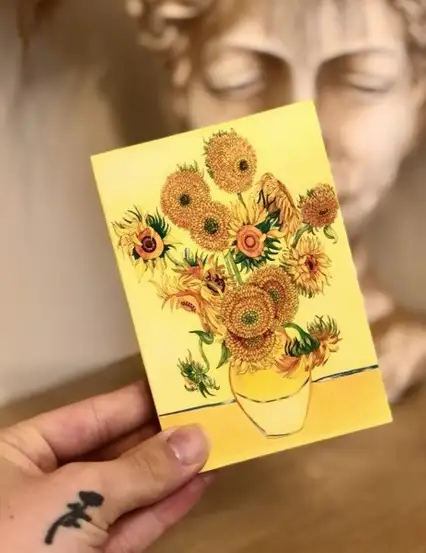 Fotoğraf Albümü - Van Gogh Ayçiçekleri Mini Albüm
