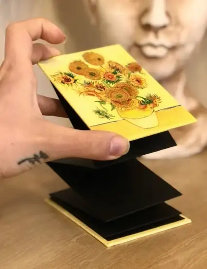 Fotoğraf Albümü - Van Gogh Ayçiçekleri Mini Albüm