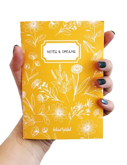 Papatya Mini Defter A6 Not Defteri