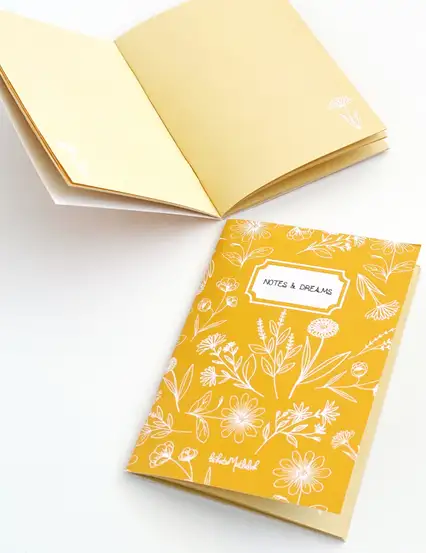 Papatya Mini Defter A6 Not Defteri