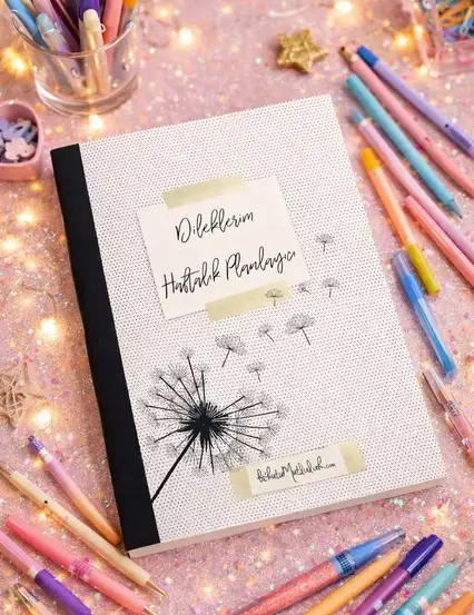 Dileklerim Haftalık Planlayıcı Defter