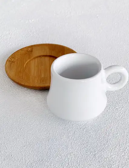 Bambu Porselen Türk Kahvesi Fincanı