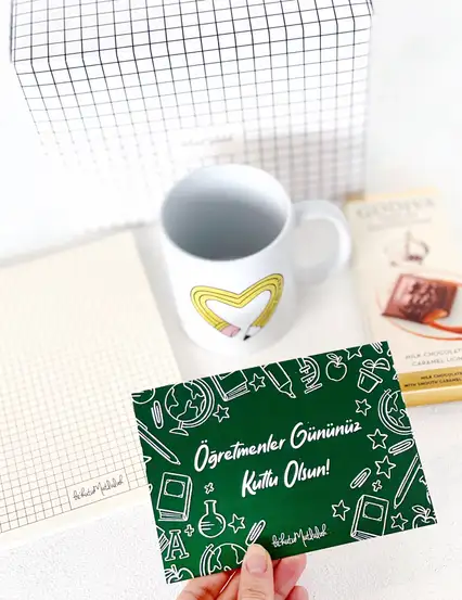 Teşekkürler Öğretmenim Öğretmene Hediye Kutusu