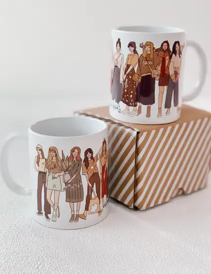 Boho Bikutumutluluk Kızları Kupa
