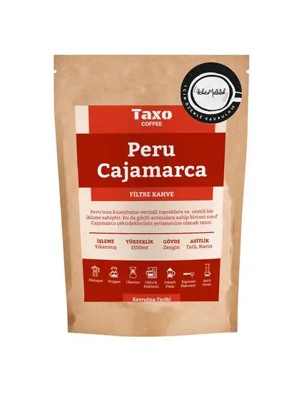 Filtre Kahve - Peru Cajamarca Taxo Coffee 50 gr.