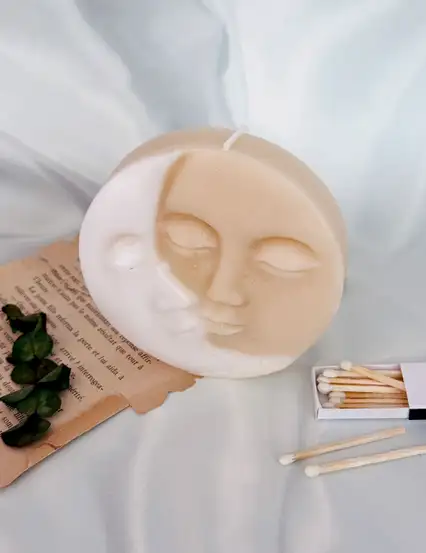 Ay Güneş Sarı Mum