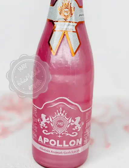 Alkolsüz Simli On The Beach Pembe Gazlı İçecek