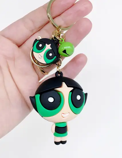 Anahtarlık Çanta Aksesuarı - Powerpuff Buttercup Anahtarlık