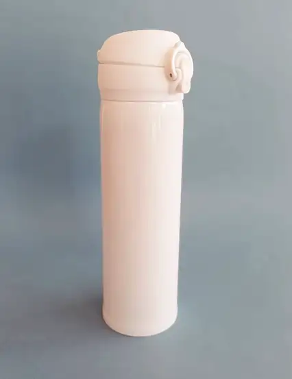 Beyaz Paslanmaz Çelik Termos 420 ml