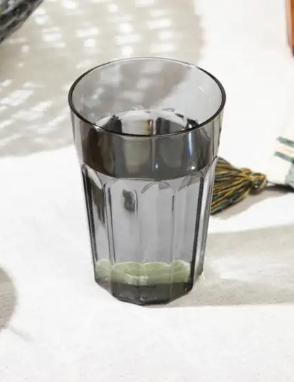 Füme Plastik Meşrubat Bardak