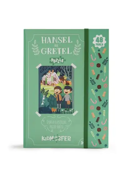 Kidmosfer - Hansel ile Gretel Puzzle (Yapboz) 48 Parça