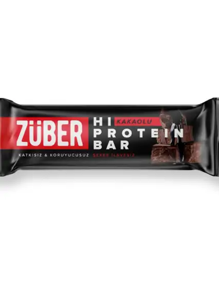 Züber Kakaolu Yüksek Protein Bar