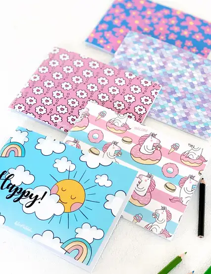 Pastel Renkler Resim Defter Serisi