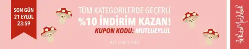 MUTLUEYLUL indirim kodu ile %10 indirim kazan!