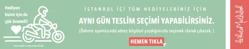 aynı gün teslimat seçebilirsin