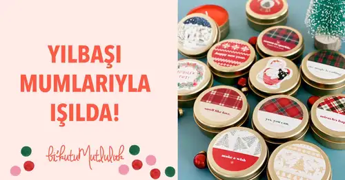 Yılbaşı Mum Tasarımları ile Kendi Kutunu Yap!