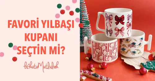 Yılbaşı Kupaları Bikutumutluluk.com'dan Alınır!