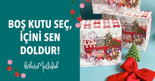 Yılbaşı Özel Boş Hediye Kutuları