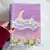 N148 Papatyalı Gökyüzü Yağlı Boya Pastel Renkler Spiralli Defter
