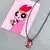 Powerpuff Girls Pembe Blossom Mineli Kolye & Blossom Motto Kartı