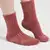 Çorap N019 - Bolero Pembe Kadife Dokulu Kadın Kışlık Çorap