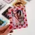 Kırmızı Pembe Damalı Magnet Çerçeve Ve Kişiye Özel 4'lü Mini Fotoğraf Baskısı 6x9 cm