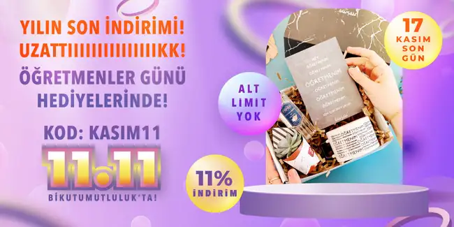 Öğretmenler Günü Hediyelerinde Efsane Kasım İndirimi!