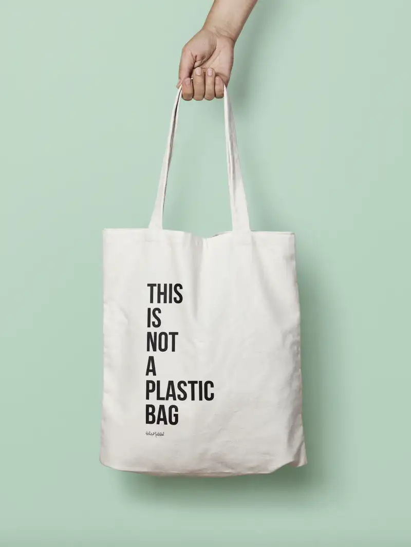 This is not a plastic bag bez Çanta