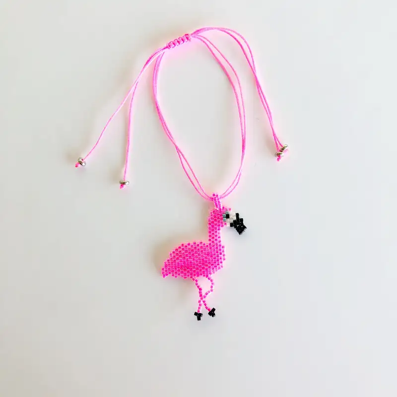 Flamingo Pembe Miyuki bileklik