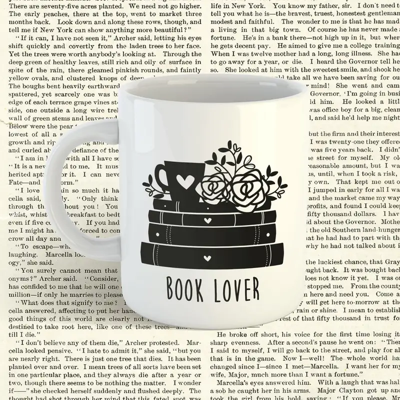 Book Lover Kahve Kitap Kupa