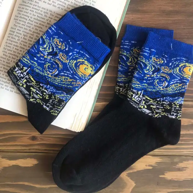 Van Gogh Starry Night Çorap