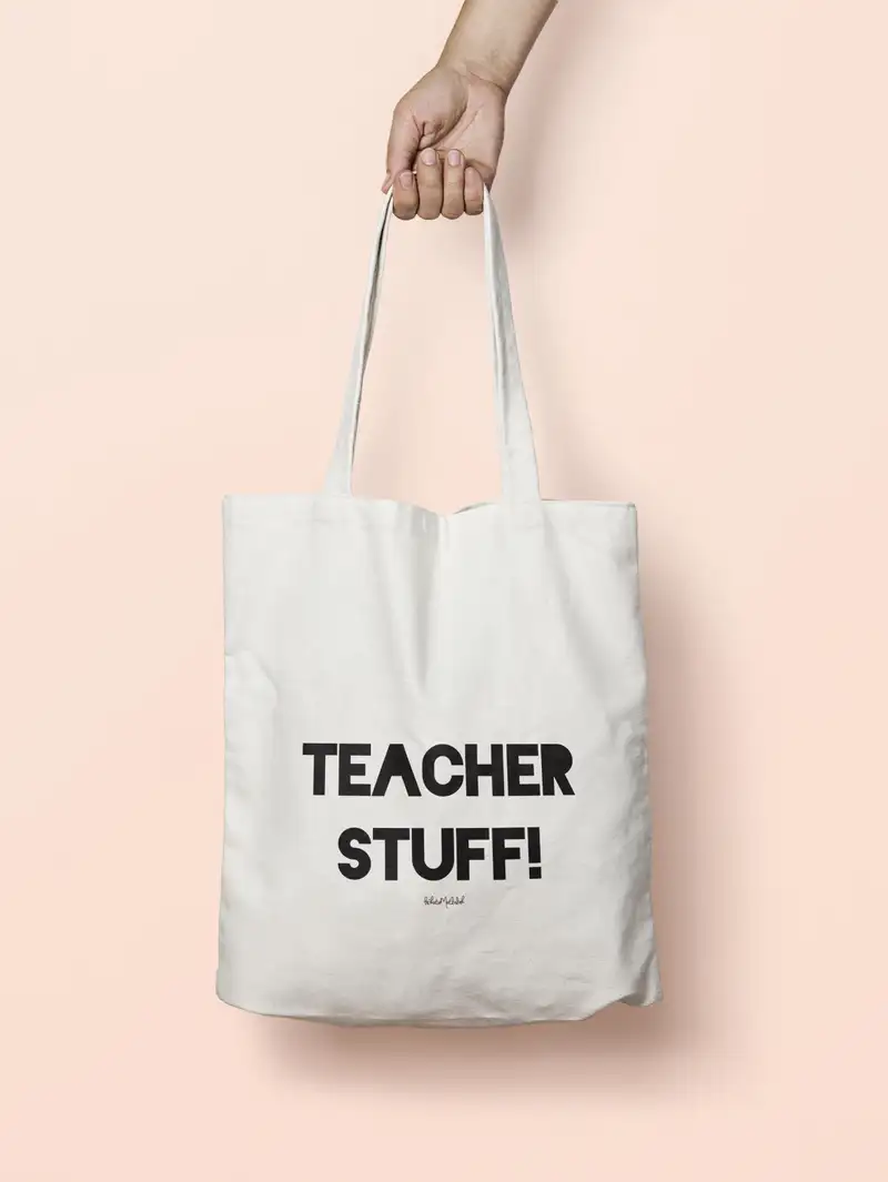 Öğretmen Serisi Teacher Stuff Bez Çanta