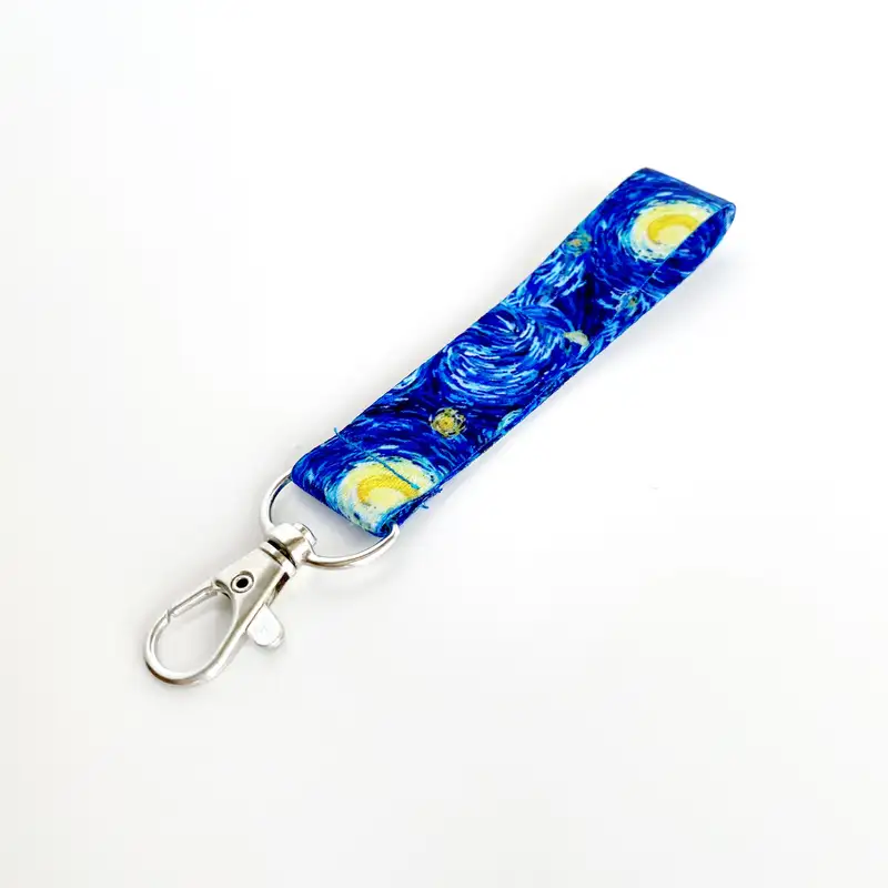 Anahtarlık Çanta Aksesuarı - Yıldızlı Gece Van Gogh Anahtarlık