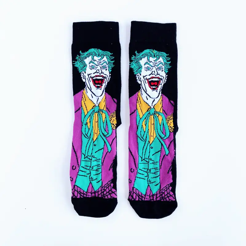 Çorap N163 - Joker Kahkaha Siyah Çorap