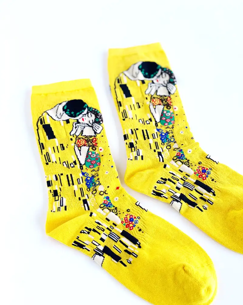 Çorap N165 - Öpücük Gustav Klimt Çorap