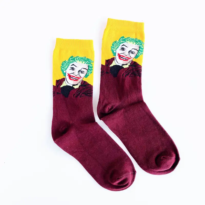 Çorap N171 - Joker Sarı Bordo Çorap