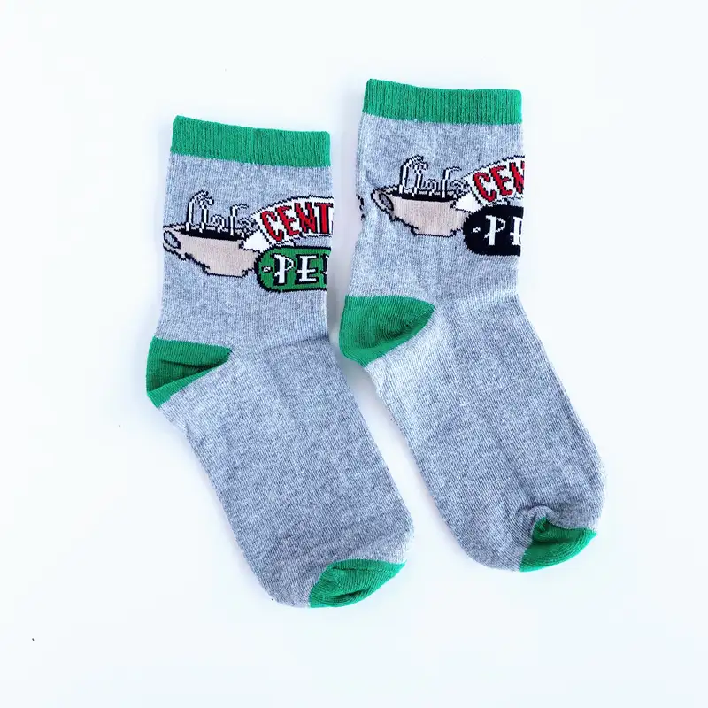 Çorap N174 - Friends Central Perk Gri Çorap