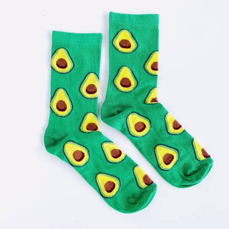 Çorap N212 - Yeşil Büyük Avokado Çorap