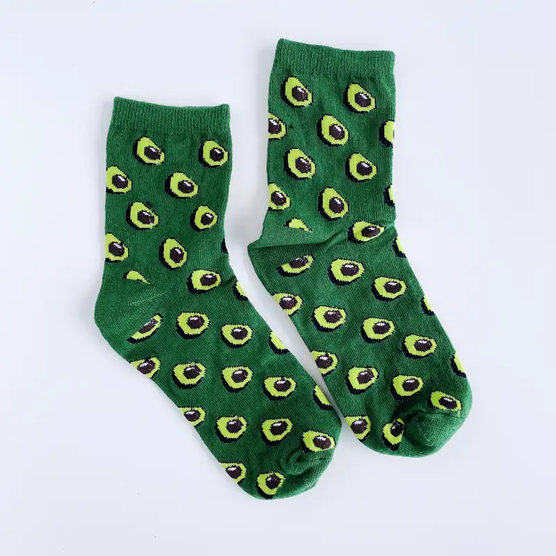 Çorap N225 - Mini Avokado Kardeşler Yeşil Çorap